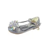 Kid Girl Princess Shoes Glass Crystal Shoes