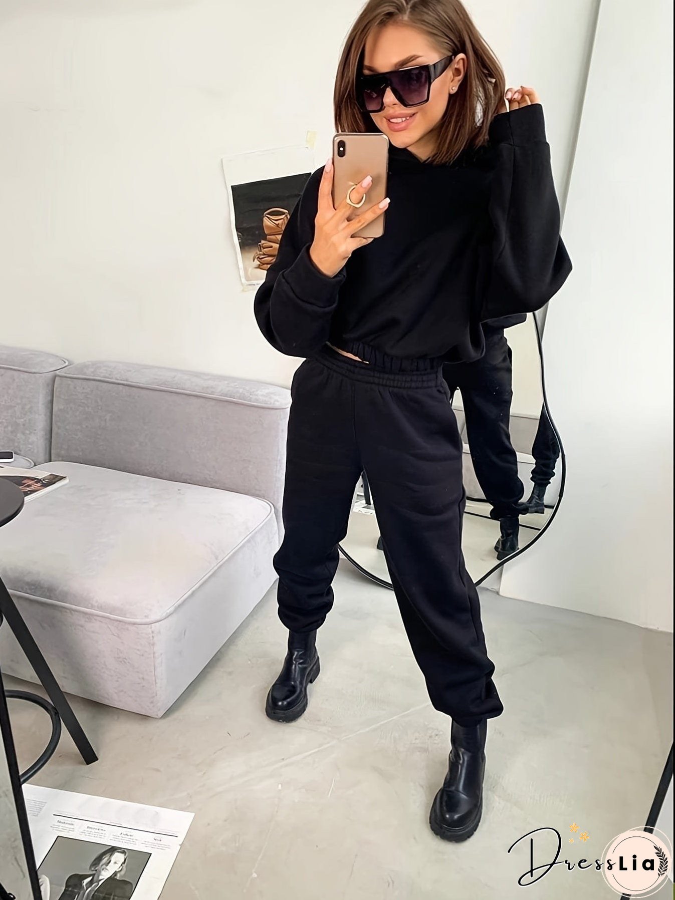 Casual Pleated Blouse