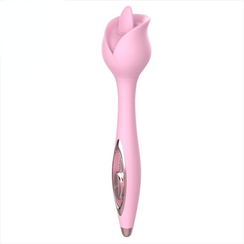 Rose Tongue Licking Wand Vibrator  