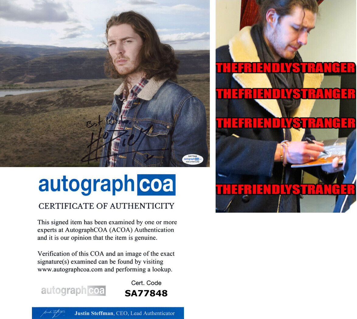 HOZIER signed Autographed 8X10 Photo Poster painting n PROOF - SINGER Take Me To Church ACOA COA