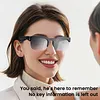 BT Smart Glasses Real-Time 150+ Language Translation Bone-Conduction Music Glasses Built-in Speakers Voice Control for Men Women Sports Cycling Running