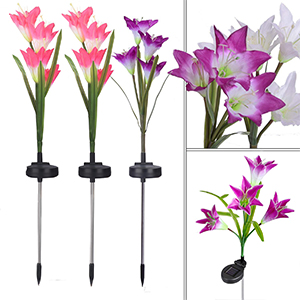 solar flower lights