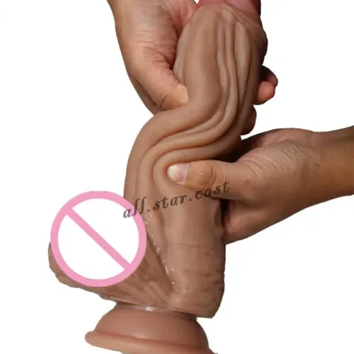 pornhint Pornhint Soft Dildos Realistic Strapon No Vibrator Penis Suction Cup Female Masturbator