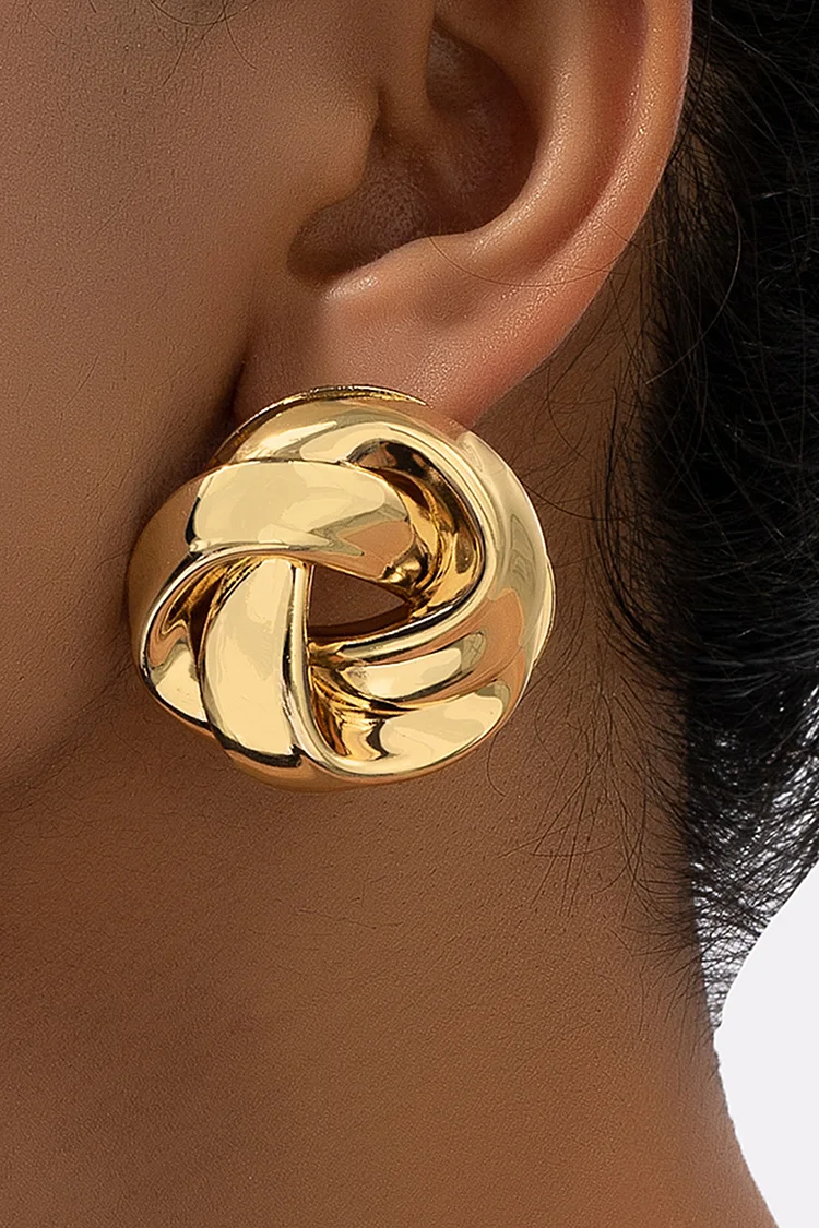 Fashion Geometric Twist Candy Earrings