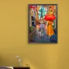 Paris Street-Paint by Numbers Acrylic Painting 30*40CM