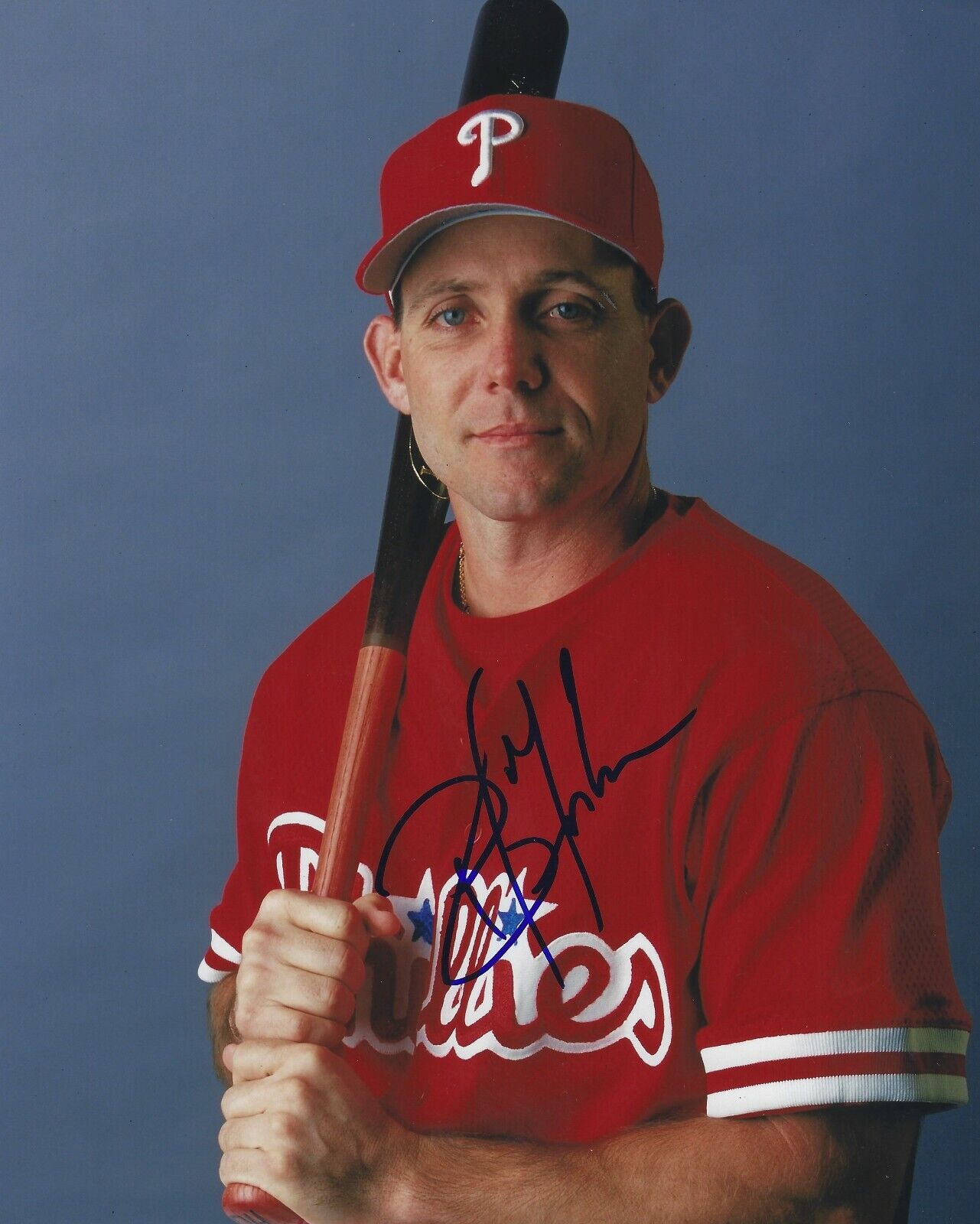 Autographed P.J. Forbes 8x10 Philadelphia Phillies Photo Poster painting -COA