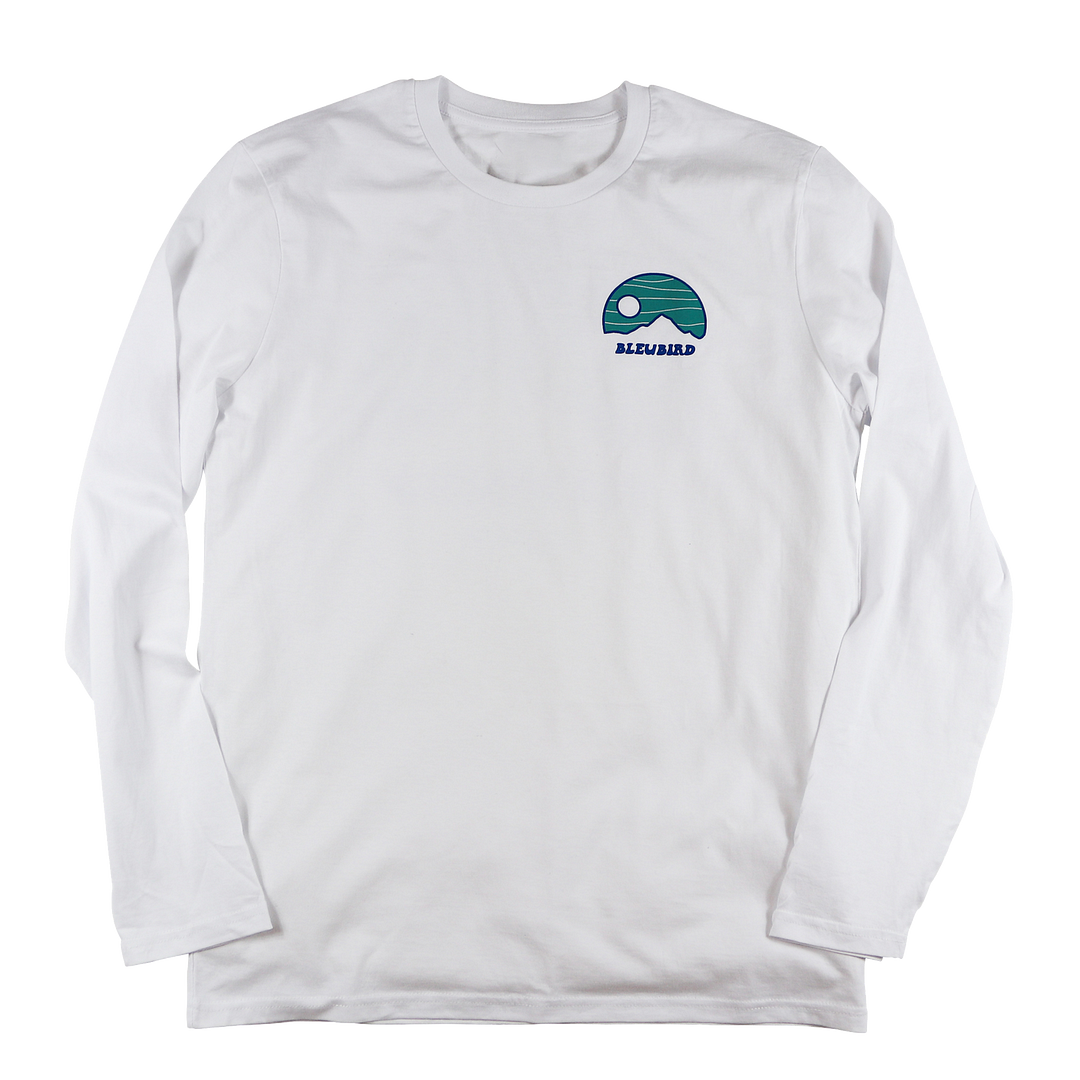 Women's Vintage Surf Print Long Sleeve T-shirt