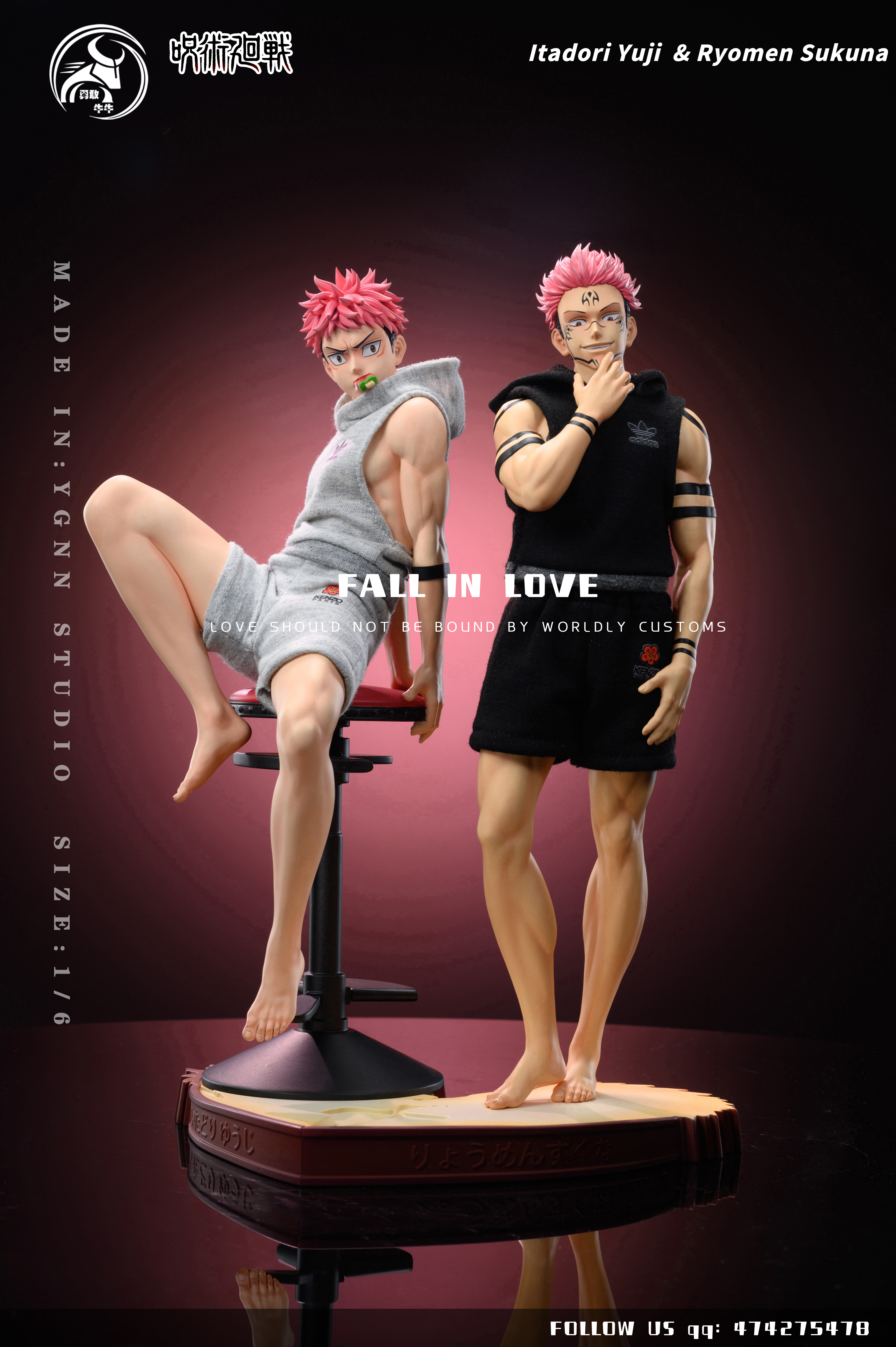 PRE-ORDER YGNN Studio - Jujutsu Kaisen - Itadori Yuji & Ryomen Sukuna 1/6 Statue(GK)(Adult 18+)-