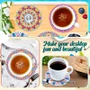 10pcs/set DIY Special Shape Diamond Painting Coasters Kits ( Mandala )