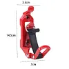 4 PCS Shovel Mount Metal Rubber Clamp Mounting Kit Axe Holder for Roof Rack