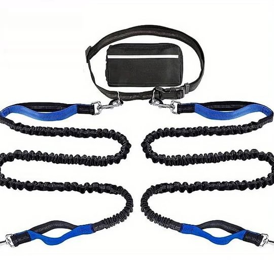 🔥Mother's Day Sale -Hands Free Dog Leash with Zipper Pouch