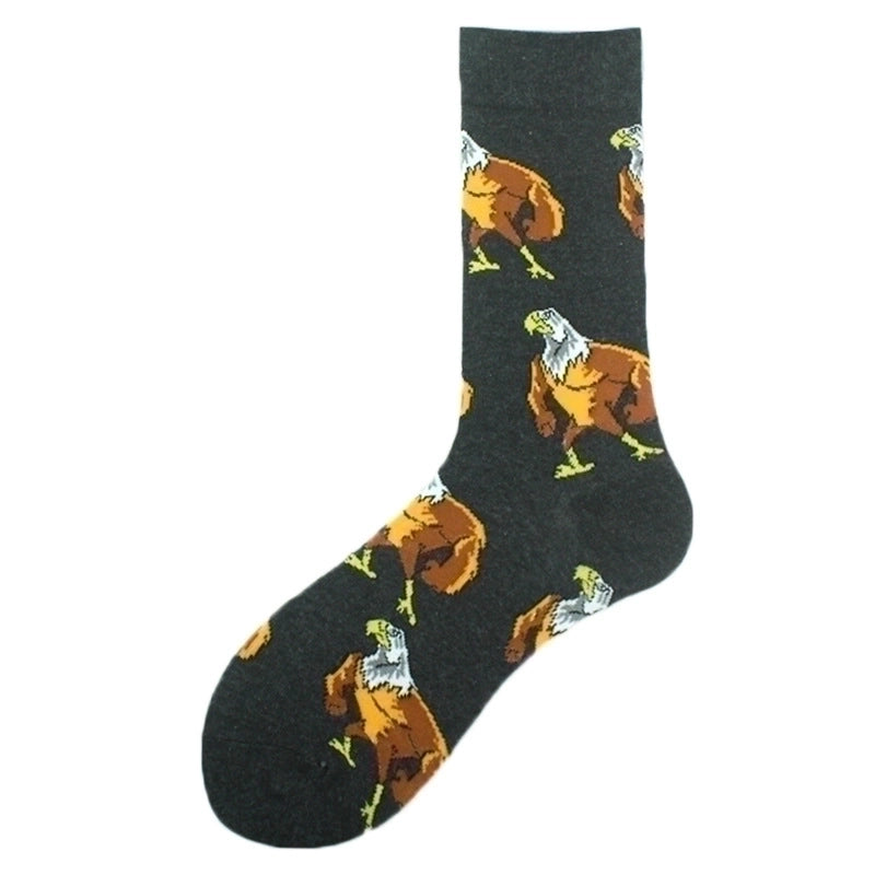 Unisex Cartoon Style Geometric Animal Cotton Ankle Socks A Pair
