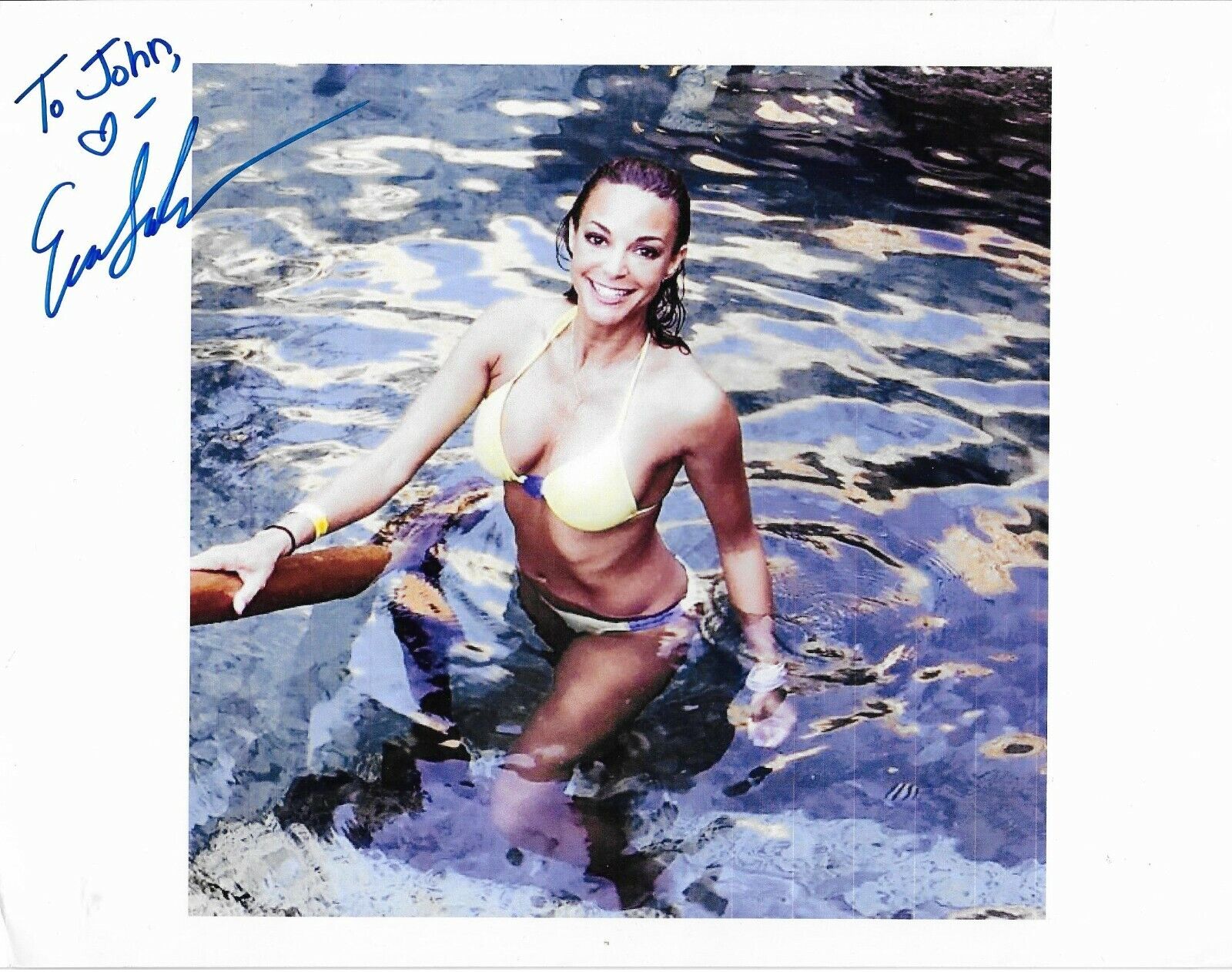 Eva LaRue Original Autographed 8x10 Photo Poster painting #2