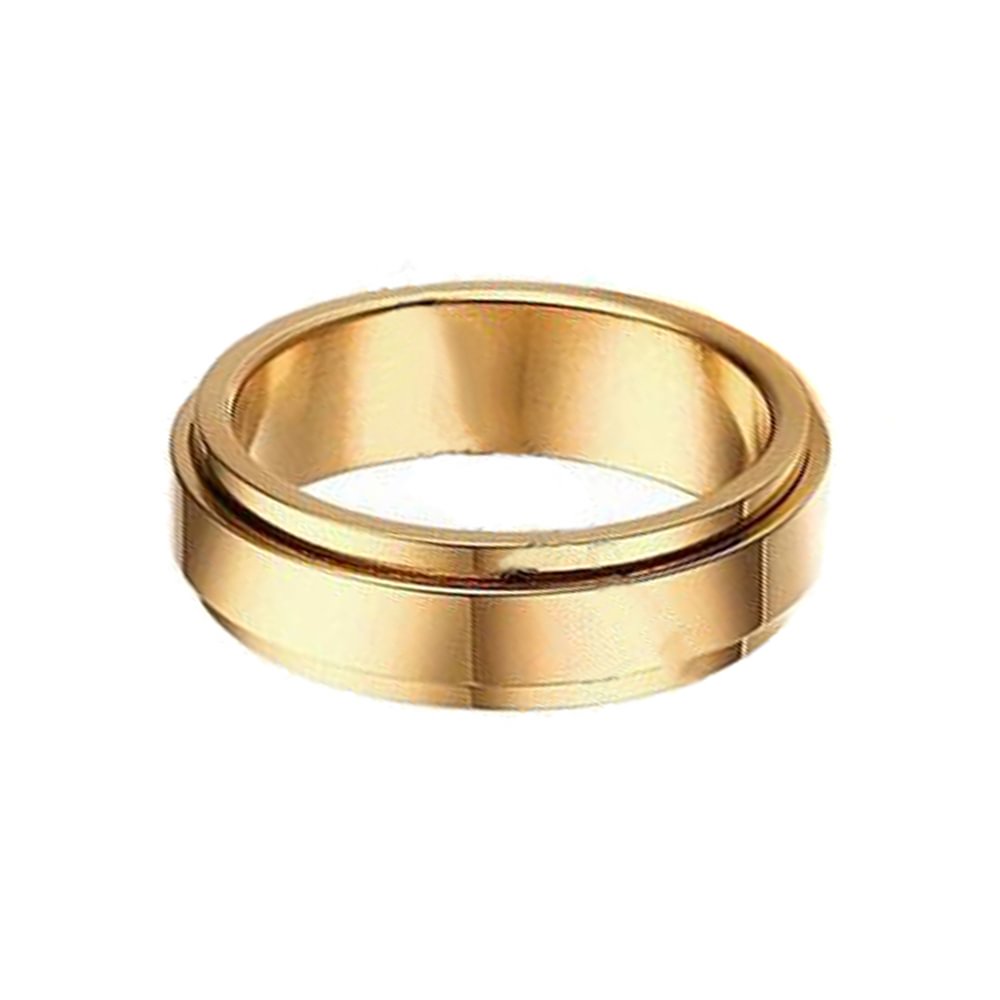 6MM Gold Tungsten Carbide Rings Couple Engagement Wedding Band Polished Finished