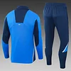 2024/2025 Porto Half-Pull Training Suit Colorful Blue Football Shirt Set
