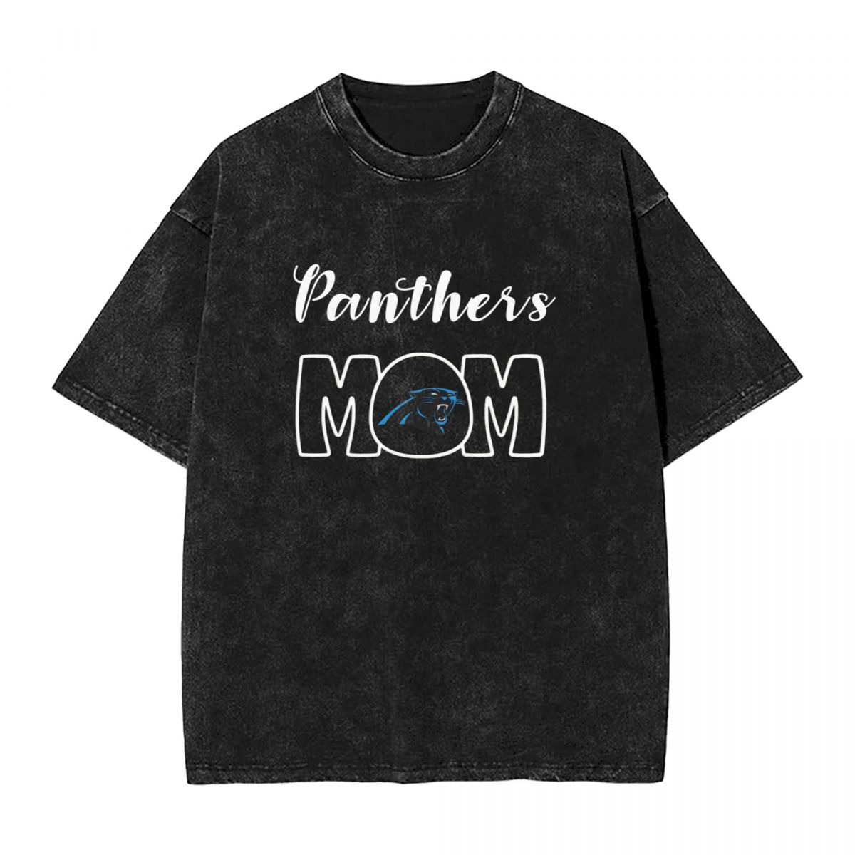 Carolina Panthers Mom Washed Oversized Vintage Men's T-Shirt