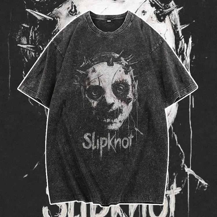 Davidhawaii100% Cotton Casual Charming Horror Mask Street Tee - 100% Cotton