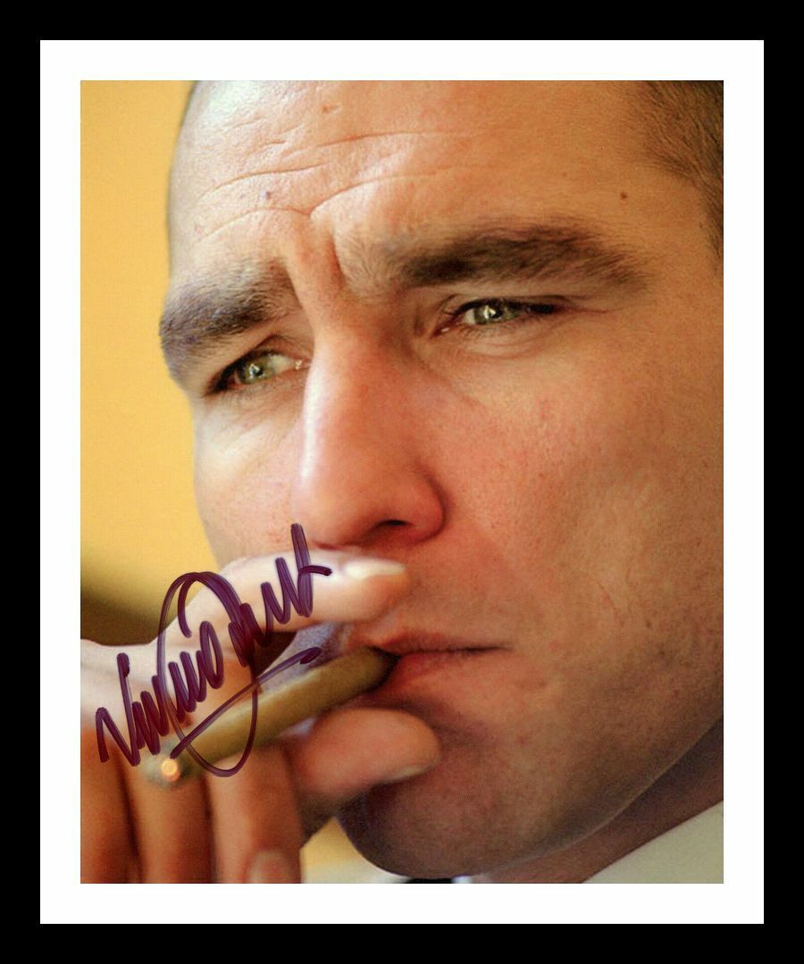 Vinnie Jones - Bullet-Tooth Tony - Snatch Autographed Signed & Framed Photo Poster painting