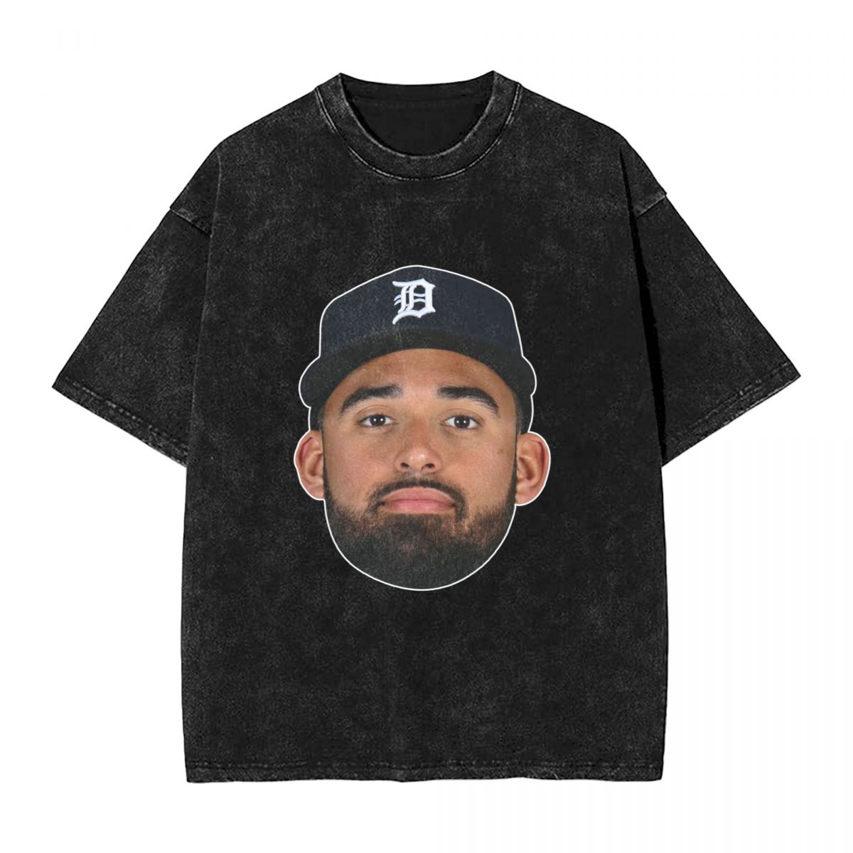 Detroit Tigers Riley Greene Printed Vintage Men's Oversized T-Shirt