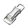 COB+LED Mini Keychain Flashlight USB Rechargeable for Camping Fishing Walking