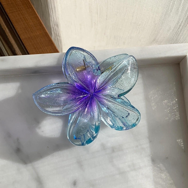 Women’s Sweet Minimalist Flower Plastic Hair Claws