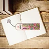 3Pcs Letter Flower Special Shape 5D DIY Diamond Painting Bookmark for Book Lover