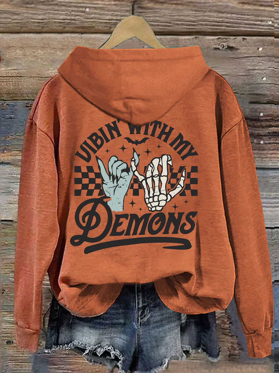 Vibin&rsquo; With My Demons Hoodie