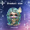 Diamond Painting Acrylic Single-Sided Mermaid Girl Hanging Pendant