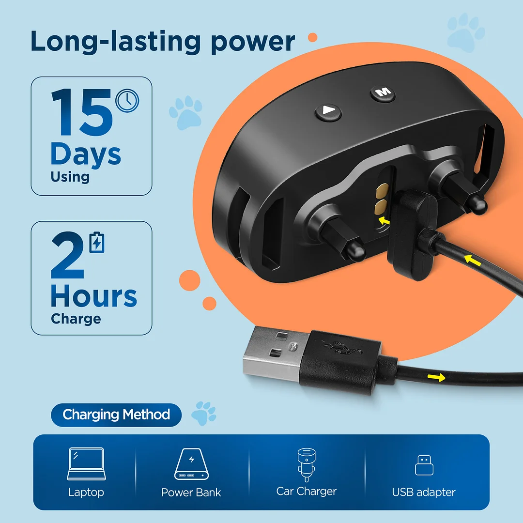 MAXLAPTER Dog Bark Collar, Anti-Bark Shock Collar with 8 Levels of Sensitivity and Intensity, Suitable for All Size Dogs Training