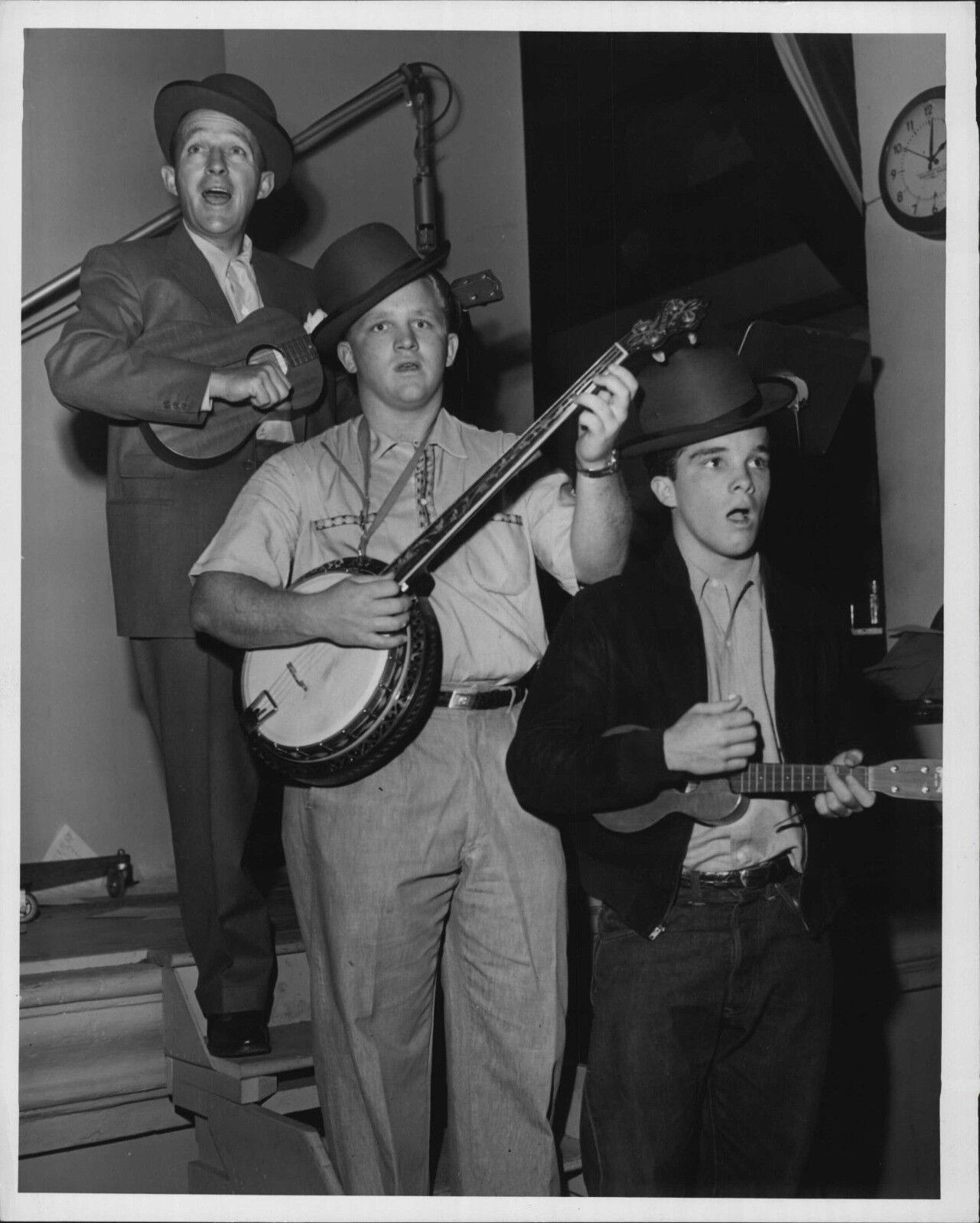 Bing Crosby with sons Gary & Lindsay LOT OF 26 Press Wire Photo Poster paintings