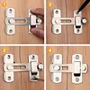 16Pcs Gate Latches Anti-Theft Door Buckle Door Bolt for Barn Door Window Cabinet