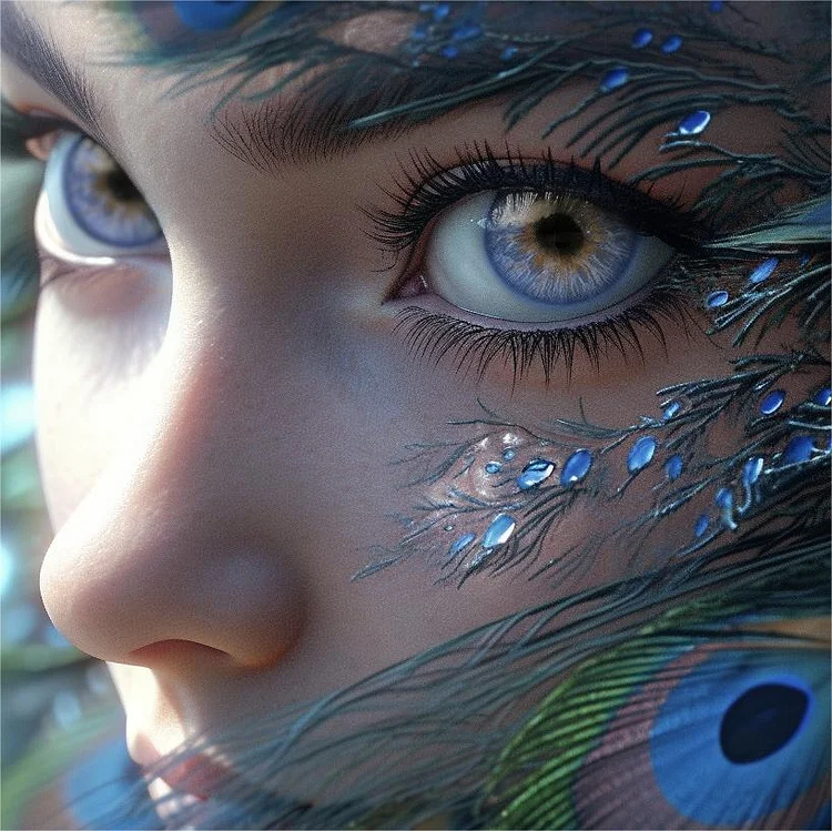 【U.S WAREHOUSE】Wildness Blue Colored Contact Lenses