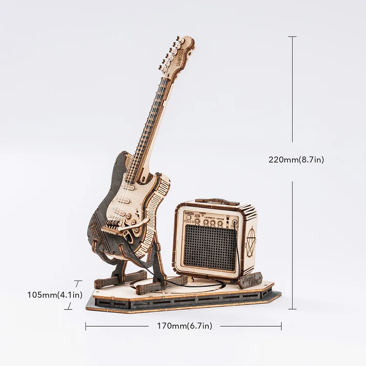 Box pick/mediator Guitare by Breizh Creation 3D, Download free STL model
