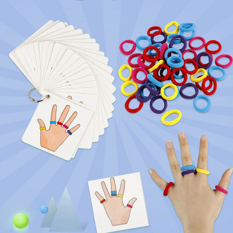 Finger Ring Family Board Game Educational Matching Toys Hand-Brain ...