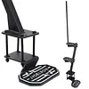 [US Local Warehouse] Boat Trailer Steps with Handrails Anti-Slip Boat Trailer Ladder Yacht Staircase Marine Trailer Step Capacity 450 lbs for Boats Dock & Launching