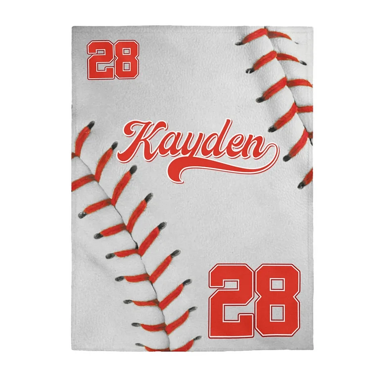 Personalized Baseball Blanket For Comfort & Unique|BKKid293
