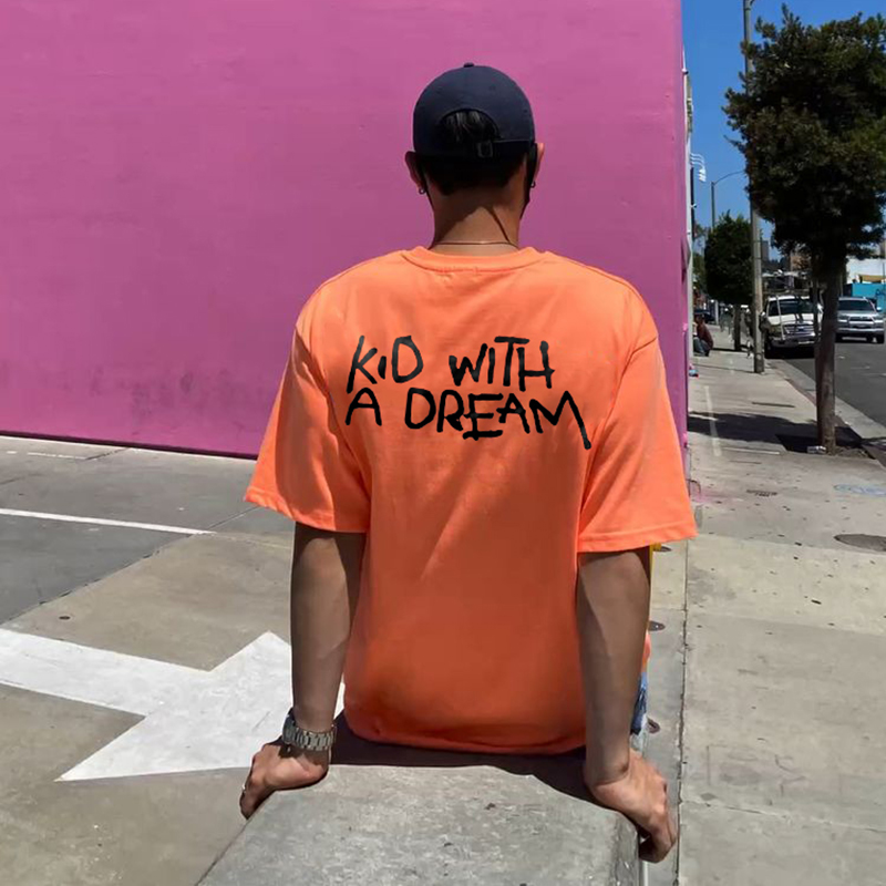 Sopula Kid With A Dream Print T-Shirt - SOPULA
