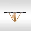 Men's Low-Rise Sexy Ice Silk U-Shaped High-Cut Hollow Thong