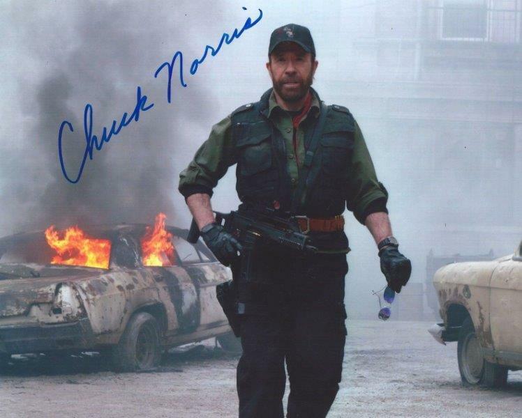 REPRINT - CHUCK NORRIS Expendables Autographed Signed 8 x 10 Photo Poster painting Man Cave