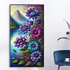 (40*70cm)Mountain Flowers - Full Round Drill Diamond Painting