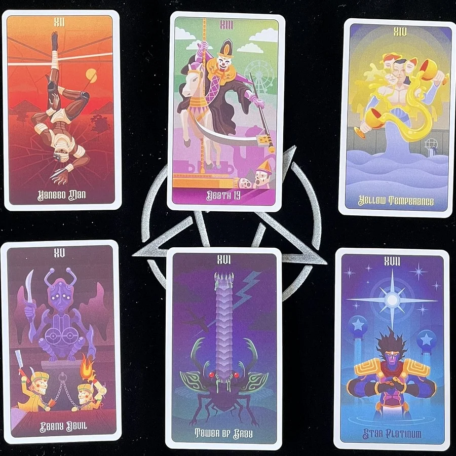 JOJO Stand Card Tarot cards（Complete Set of 53 + 31 Cards）