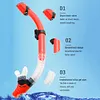 Anti-Fog Goggles Diving Mask Snorkeling Breath Tube Set for Adult (Black M)