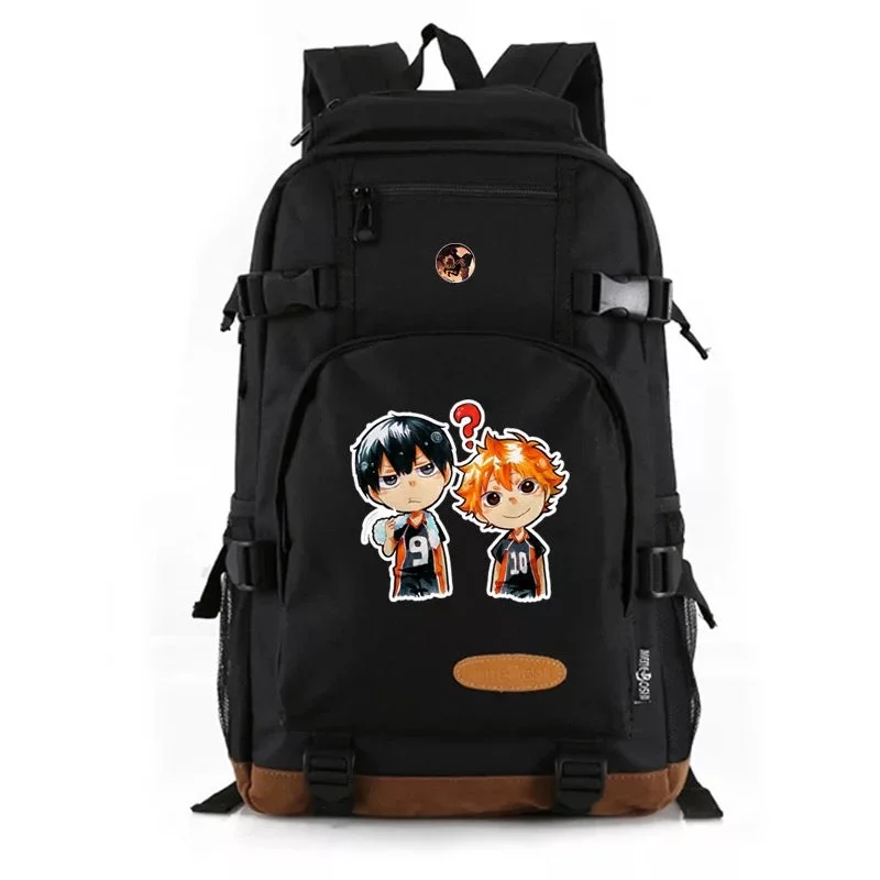 Buzzdaisy Anime Haikyuu!! Hinata Shoyo #12 School Bookbag Travel Backpack Bags