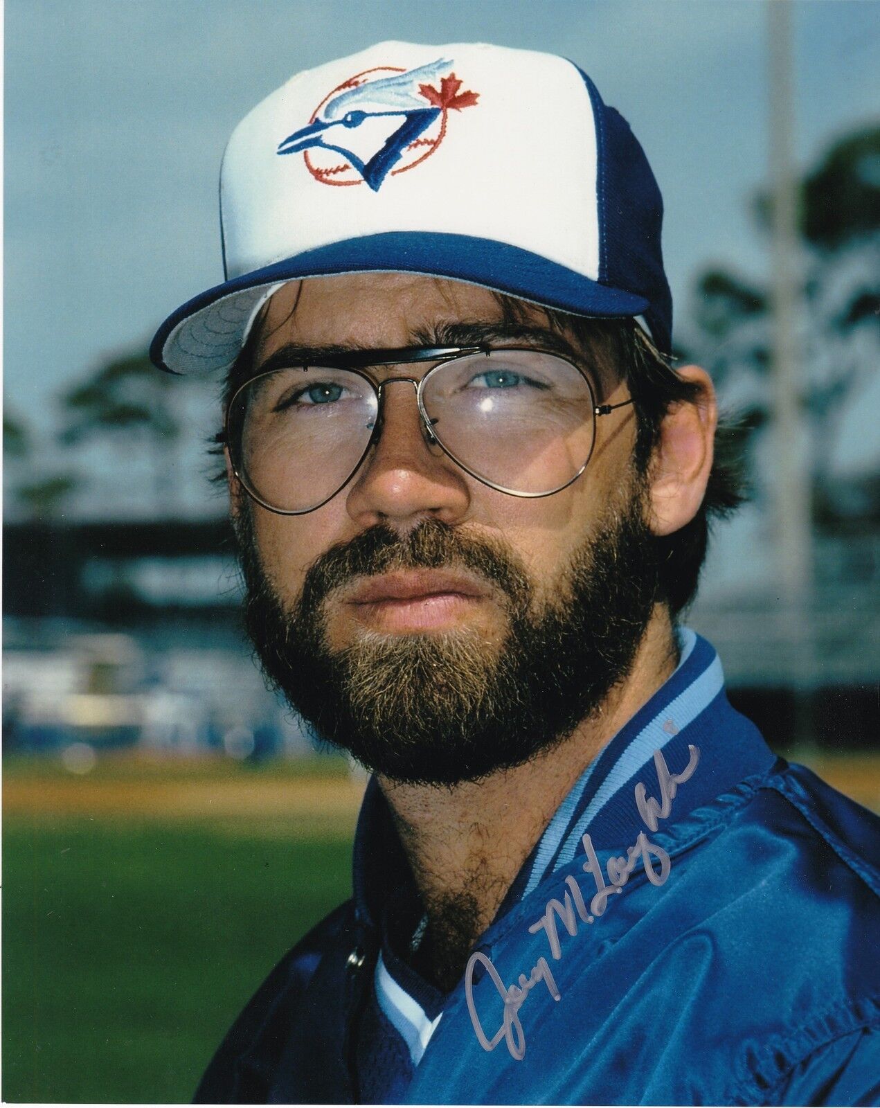 JOEY MCLAUGHLIN TORONTO BLUE JAYS ACTION SIGNED 8x10