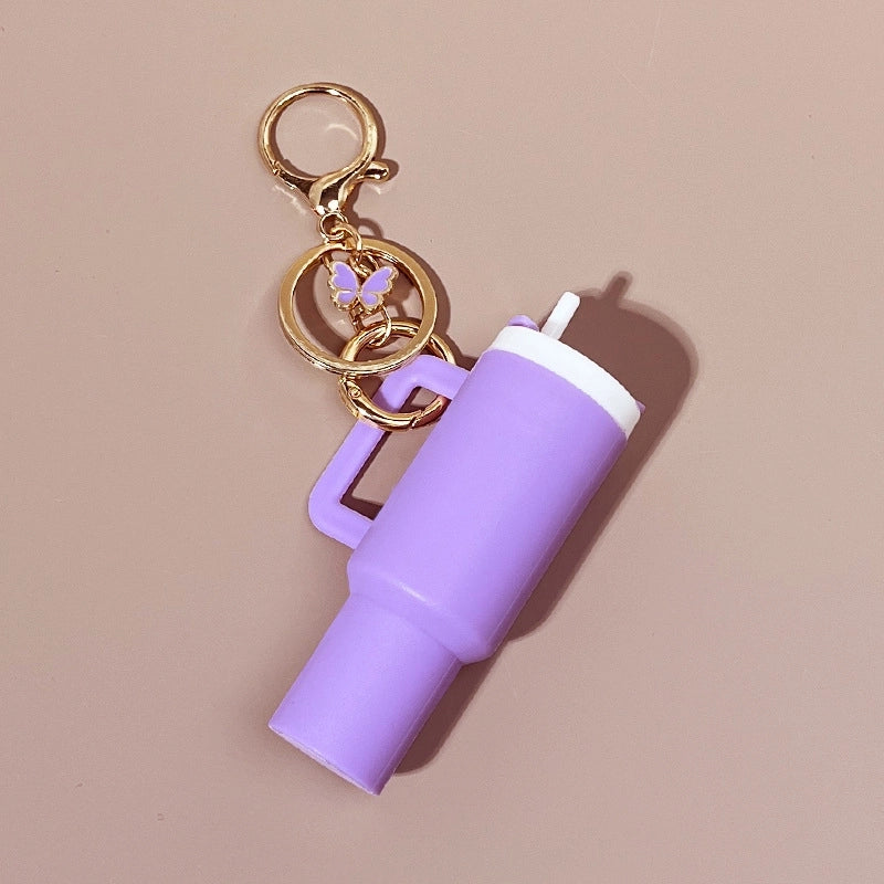 Minimalist Classic Style Cup Plastic Unisex Bag Pendant Keychain