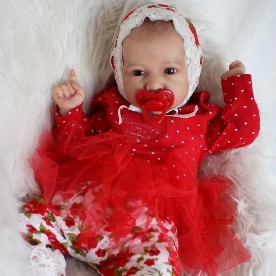 Silicone 20" baby Lillian Christmas Reborn Toddler Baby Girl, Best Doll Gift for Kids Toy 2023 -Creativegiftss® - [product_tag] RSAJ-Creativegiftss®