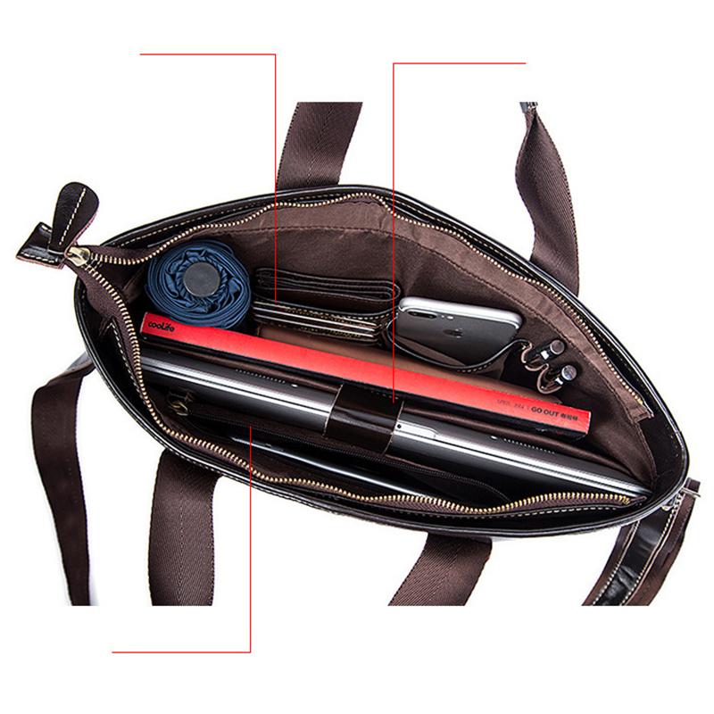 Classic Clean Silhouette Op Grab Handle 14 Inches Padded Compartment Laptop Bag