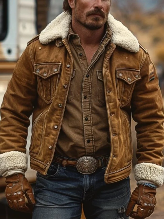Mens Vintage Western Jacket
