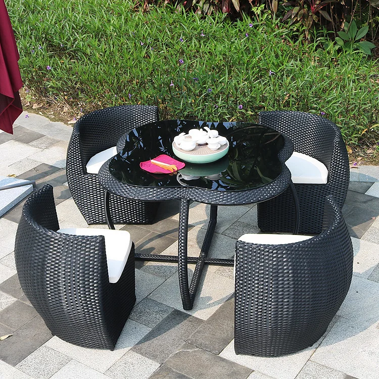 🔥kukelife🔥Docenin™5-piece set includes table + four chairs. chairs patio indoor universal. Waterproof! Fire resistant! Soft and comfortable.