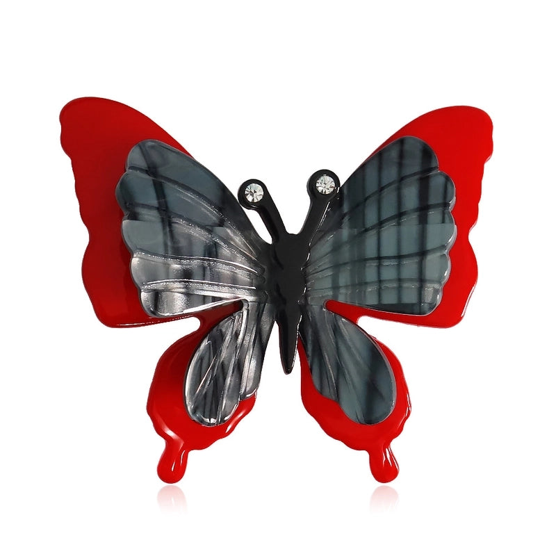 Minimalist Classic Style Pin Butterfly Arylic Stoving Varnish Unisex Brooches